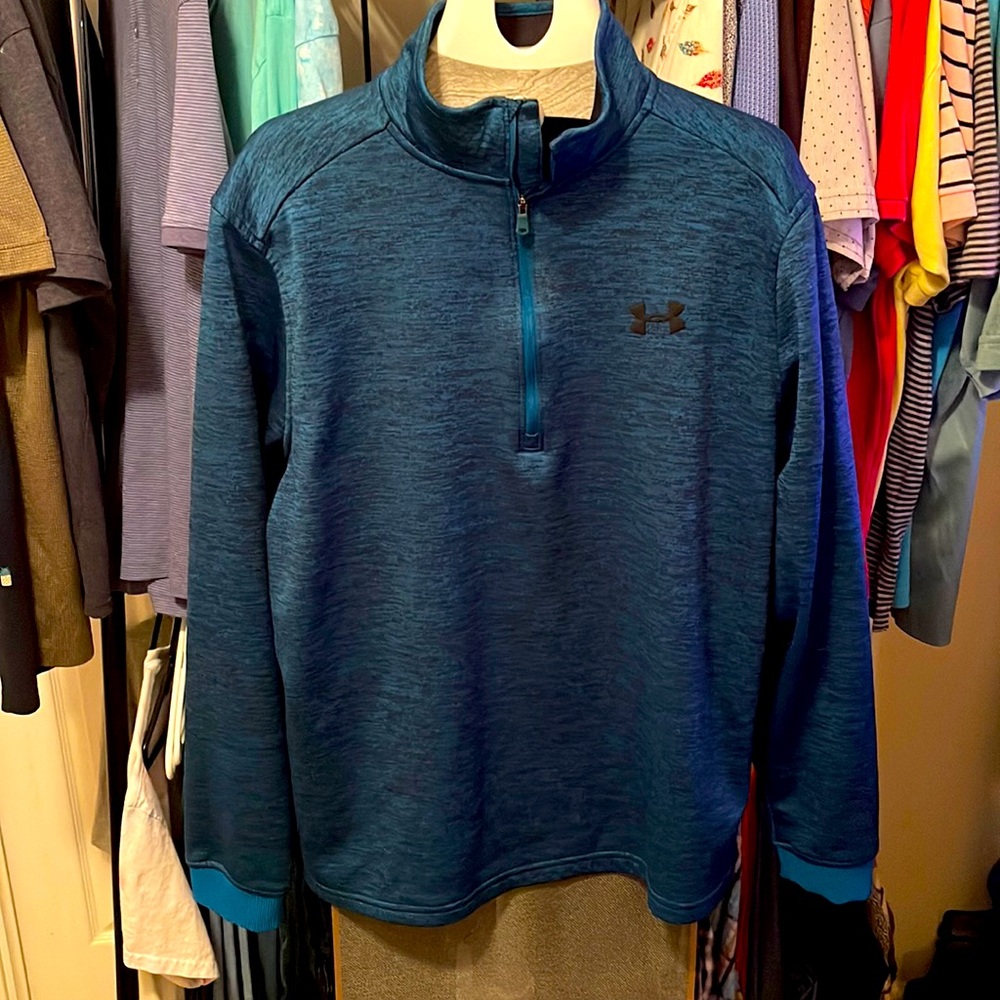 UNDER ARMOUR PULL OVER GREENISH BLUE